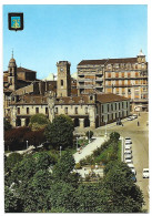 PLAZA DE ESPAÑA Y AYUNTAMIENTO / SPAIN'S SQUARE AND TOWN-HALL.-  LUGO.- ( ESPAÑA) - Lugo