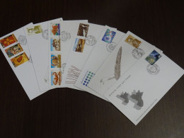 Cyprus 2001 Official Year Set FDC VF - Lettres & Documents