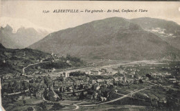 FRANCE - 73 - Albertville - Vue Générale - Au Fond, Conflans Et L'Isère - Carte Postale Ancienne - Albertville