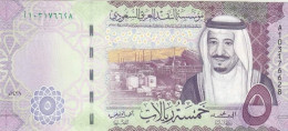 Saudi Arabia 5 Riyal 2017 P38 UNC - Saudi-Arabien