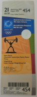 Athens 2004 Olympic Games -  Weightlifting Unused Ticket, Code: 454 - Apparel, Souvenirs & Other