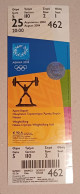 Athens 2004 Olympic Games -  Weightlifting Used Ticket, Code: 462 - Abbigliamento, Souvenirs & Varie