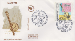 Enveloppe  FDC  1er  Jour    MAYOTTE      DZEN - DZE     CHIRONGUI    1997 - Otros & Sin Clasificación