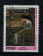Cuba - "Oeuvre D'art Du Musée National : "Femme Assise" De Victor Manuel" - Oblitéré N° 1898 De 1976 - Used Stamps