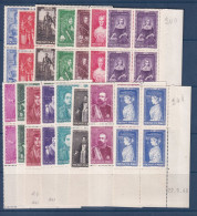 Monaco - YT N° 234 à 248 ** - Neuf Sans Charnière - Coin Daté - 1942 - Unused Stamps