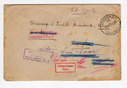 1945. APRIL? YUGOSLAVIA,MILITARY,PARTIZAN MAIL,NOVI SAD COVER TO SARAJEVO AND BACK,LABEL:LEFT,PARTI,CENSOR - Briefe U. Dokumente