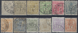 Luxembourg - Luxemburg - Timbre - 1882  ALLégorie   Série   ° - 1882 Allegorie
