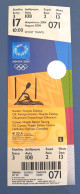 Athens 2004 Olympic Games -  Canoe/kayak Slalom - Unused Ticket, Code: 071 - Uniformes Recordatorios & Misc