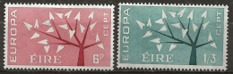 IRLANDE: *, N° YT 155 Et 156, Ch. Lég., Europa, TB - Unused Stamps
