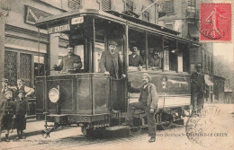 St Chamond * 1906 * Tramway électrique De St Chamond Le Creux * Tram * LE CREUX * Conducteur - Saint Chamond