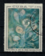 Cuba - "Oeuvres D'art Du Musée National : "Fleurs" De Raoul Miljan" - Oblitéré N° 1284 De 1969 - Used Stamps