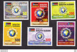 SOUTH SUDAN New 2020 Stamps Issue Health Workers Fighting Covid-19 Pandemic SOUDAN Du Sud Südsudan - South Sudan