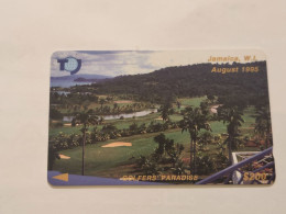 JAMAICA-(19JAMB-JAM-19B)-Golfers Paradise-(25)-(19JAMB139995)-(J$200)-used Card+1card Prepiad - Giamaica