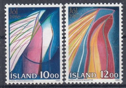 ICELAND 661-662,unused,Christmas 1986 (**) - Nuevos