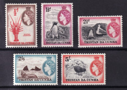Tristan Da Cunha, 1953  Y&T. 14, 16, 18, 25, 26,  MH. - Tristan Da Cunha