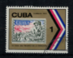 Cuba - "11ème Anniversaire Du Triomphe De La Révolution - Timbre Sur Timbre" - Oblitéré N° 1729 De 1974 - Gebruikt