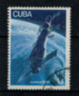 Cuba - "15ème Anniversaire Du 1er Homme Dans L'Espace : Capsule Soyouz En Orbite" - Oblitéré N° 1924 De 1976 - Usati