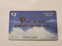 JAMAICA-(19JAMC--JAM-19C)-Peace On Earth-(32)-(19JAMC151013)-(J$20)-used Card+1card Prepiad - Giamaica