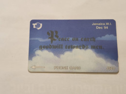 JAMAICA-(19JAMC--JAM-19C)-Peace On Earth-(34)-(19JAMC338343)-(J$20)-used Card+1card Prepiad - Giamaica