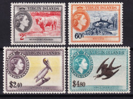 British Virgin Islands, 1956 Y&T. 115, 122, 124, 125, MH. - British Virgin Islands