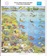 Palau Mnh ** 1986 Fishing And Fish Sheet 65 Euros - Palau