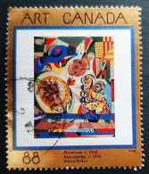 Canada 1995  USED  Sc1545    88c  Masterpieces Of Art, Floraison - Usados