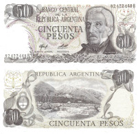 Argentina / 50 Pesos / 1977 / P-301(a) / UNC - Argentina