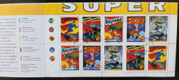 Canada 1995  USED  Sc1583b   Booklet Pane Of 10 X 45c  Superheroes - Gebruikt