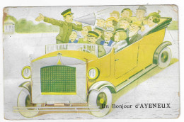 55878  BONJOUR   D'  Ayeneux  Carte  à  Syteme - Soumagne