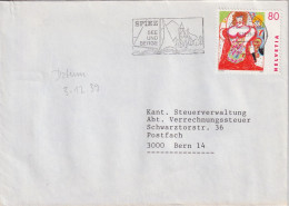 Brief  Spiez - Bern  (Fehldatum)        1993 - Storia Postale