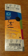 Athens 2004 Olympic Games -  Handball Unused Ticket, Code: 252 / Helliniko Indoor Arena - Abbigliamento, Souvenirs & Varie