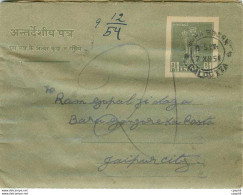 Cover Aerogramme Lettre Aerogramme Inde - Aerogramas