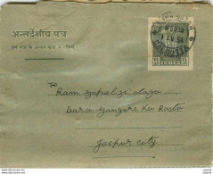 Cover Aerogramme Lettre Aerogramme Inde - Luchtpostbladen