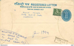 Inde India Entier Postal Stationary Tigre Tiger - Andere & Zonder Classificatie