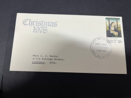 25-1-2024 (2 X 19) Australia FDC  - Christmas 1978 - FDC