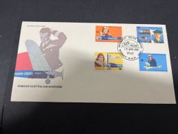 25-1-2024 (2 X 19) Australia FDC  - Famous Aviators - FDC