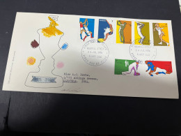 25-1-2024 (2 X 19) Australia FDC  - Not Olympic Sports (1974) - FDC