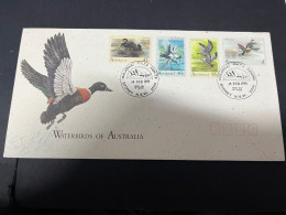 25-1-2024 (2 X 19) Australia FDC  - Waterbirds Of Australia - FDC