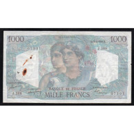 FAY 41/19 - 1000 FRANCS MINERVE ET HERCULE - 11/03/1948 - PICK 130 - TB - 1 000 F 1945-1950 ''Minerve Et Hercule''