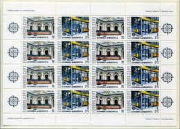 GRIECHENLAND 1742 - 1743 Kleinbogen KB Mnh, Europa CEPT 1990 - GREECE / GRÈCE - Blocks & Sheetlets