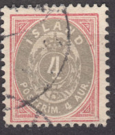 Iceland Island Ijsland 1900 Mi#20 Used - Used Stamps