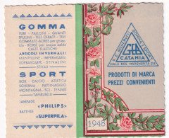 Calendarietto - G.e.becheruci - Gomma E Sport - Anno 1948 - Petit Format : 1941-60