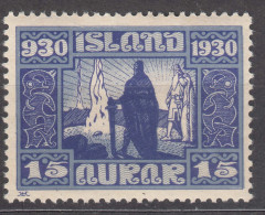 Iceland Island Ijsland 1930 Mi#129 Mint Hinged - Nuevos