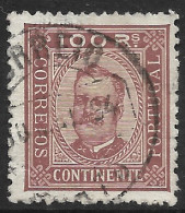 Portugal – 1892 King Carlos 100 Réis Used Stamp - Usado