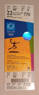 Athens 2004 Olympic Games -  Handball Unused Ticket, Code: 770 / Faliro Sports Pavilion - Kleding, Souvenirs & Andere