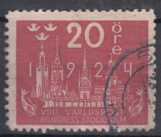 Sweden 1924 King Gustaw Mi#147 Used - Used Stamps