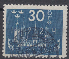 Sweden 1924 King Gustaw Mi#149 Used - Used Stamps