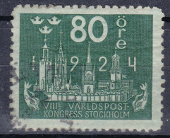 Sweden 1924 King Gustaw Mi#155 Used - Used Stamps