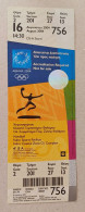 Athens 2004 Olympic Games -  Handball Unused Ticket, Code: 756 / Faliro Sports Pavilion - Uniformes Recordatorios & Misc