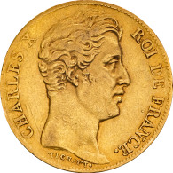 Charles X-20 Francs 1827 Paris - 20 Francs (or)
